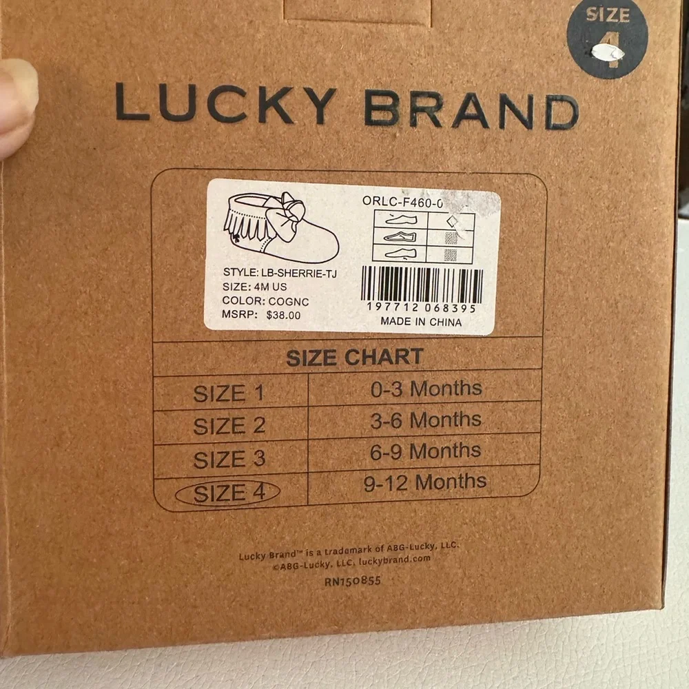 Lucky Brand crib shoes